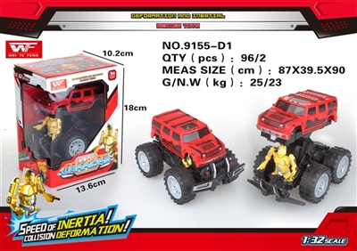 Inertia collision deformation robot hummer - OBL726448