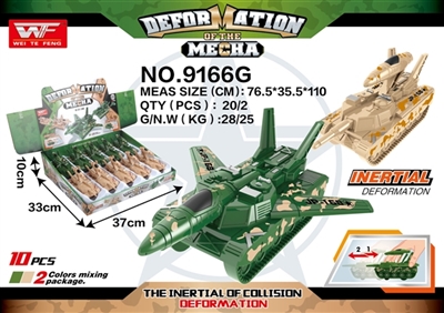 Inertial tanks plane deformation of the car - OBL726477