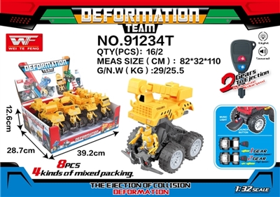 Ejection collision deformation of engineering vehicles - OBL726492
