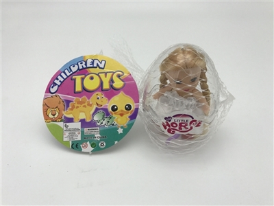 1只高档2.5寸实身凯莉娃娃带梳子加解压环保蛋 - OBL726532