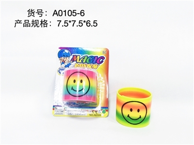 Smiling face 2 rainbow circle - OBL726759