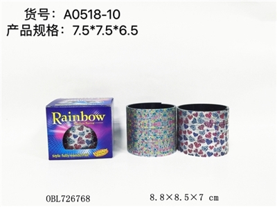 Thermal transfer love floret 2 rainbow circle - OBL726768