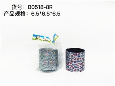 Thermal transfer love floret number 3 rainbow circle - OBL726802