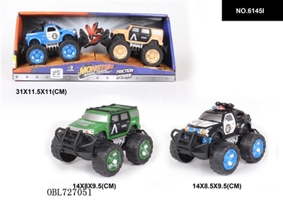 Inertia two humvees Pickup the police car suv - OBL727051