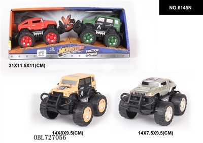 Inertia two Mercedes vehicles Hummer suv HX simulation - OBL727056