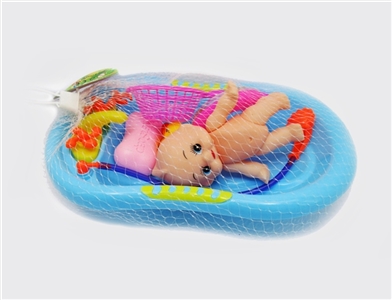 搪胶娃娃+浴盆套装 - OBL727488