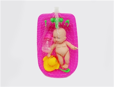 搪胶娃娃+浴盆套装 - OBL727490