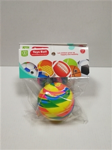 3 inch rainbow balls 3 color mix - OBL727528