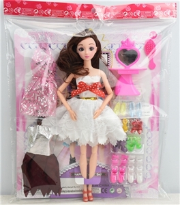 11.5寸11关节3D真眼芭比纸板 - OBL727686