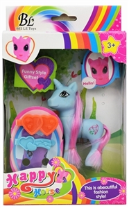 Lining plastic accessories horse (three color, orange) - OBL727702