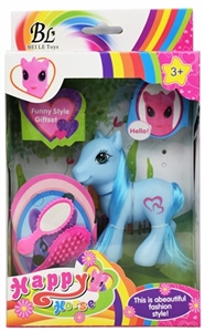 Lining plastic accessories horse (three color, orange) - OBL727703