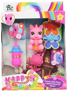 Lining plastic accessories horse (three color, orange) - OBL727706