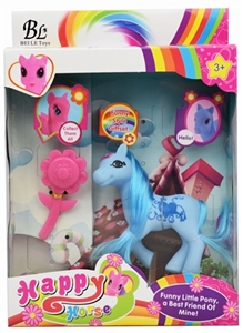 Lining plastic accessories horse (three color, orange) - OBL727709