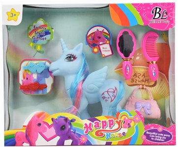 Lining plastic accessories horse (three color, orange) - OBL727717