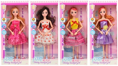 11.5寸9关节3D眼美少女（四款混装） - OBL727729