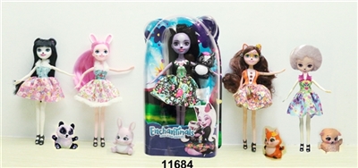 动物童话高中圆P罩五款混 - OBL727803