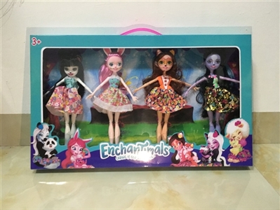 动物童话高中4只装    五款混 - OBL727808