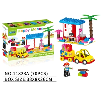 Happy farm environmental ABS blocks (70 PCS) - OBL728038