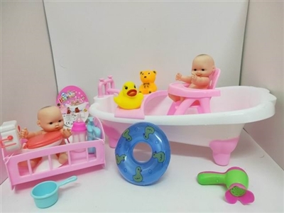 Two heavy evade glue baby a bath suit - OBL728071