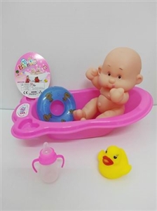 Cartoon evade glue baby tub outfit - OBL728075