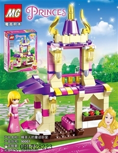 177 PCS of the sleeping beauty fairy tale princess bedroom building blocks - OBL728223