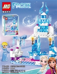 180 PCS elsa magic ice princess castle building blocks - OBL728224