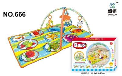 Baby climb a blanket with 2 hanging bell (conventional) - OBL728557