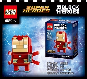 139 PCS of square head doll iron man assembled building blocks - OBL728835