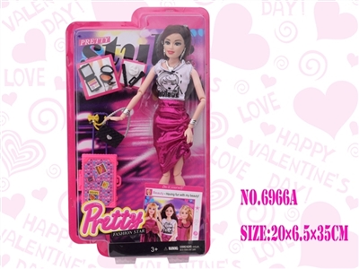 12 joint fashion with barbie cosmetics box - OBL728887