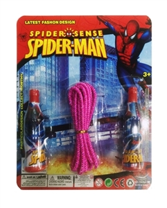 The spider man is jumping rope - OBL729086