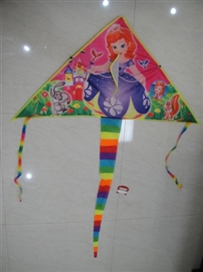 1.4 meters color printing Sophia triangle kite (wiring) - OBL729146