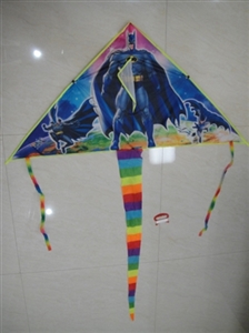 1.4 meters color printing batman triangle kite (wiring) - OBL729147