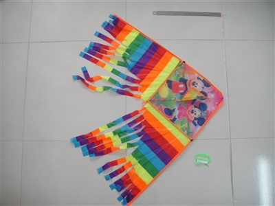 More than 1.2 meters of color printing mickey triangle tail kite (wiring) - OBL729153