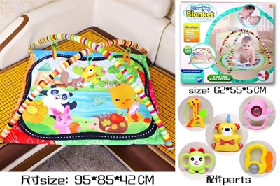 Square baby gym carpet (with music) - OBL729274