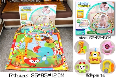 Square baby gym carpet (with music) - OBL729276