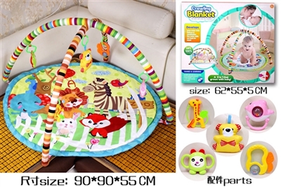 Round the baby gym carpet (with music) - OBL729287