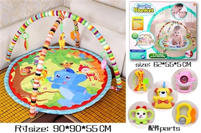 Round the baby gym carpet (with music) - OBL729288