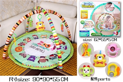 Round the baby gym carpet (with music) - OBL729291