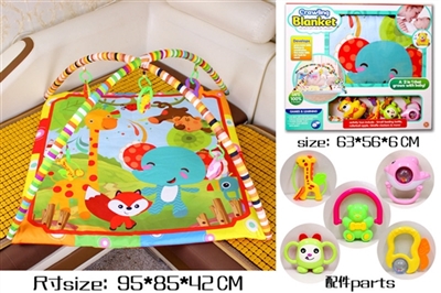 Square baby gym carpet (no music) - OBL729294