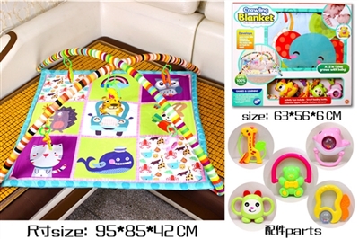 Square baby gym carpet (no music) - OBL729295