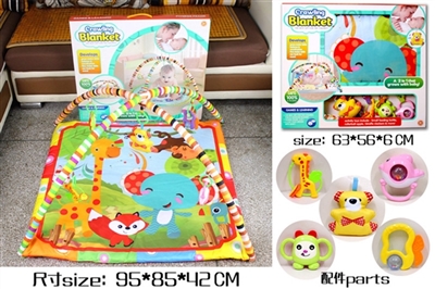 Square baby gym carpet (with music) - OBL729300