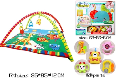 Square baby gym carpet (with music) - OBL729302