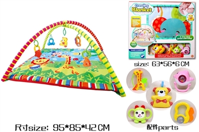 Square baby gym carpet (with music) - OBL729303