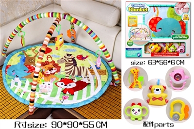 Round the baby gym carpet (with music) - OBL729311