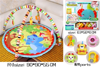 Round the baby gym carpet (with music) - OBL729312