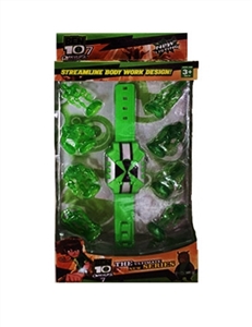 BEN10 seventh generation watch turning lights. Music (bag) with eight address as reference - OBL729753