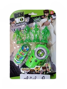 BEN10 seventh generation launcher lights. Music (bag) with four address as reference - OBL729758