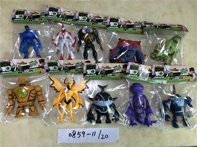 BEN10 doll with lamp 10 assortments - OBL729761