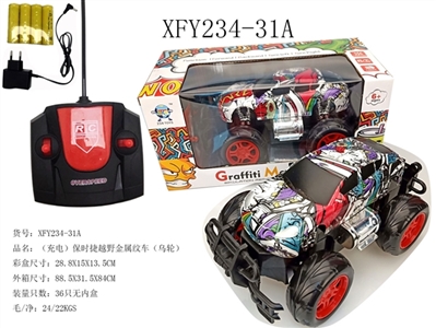 (packet electric) porsche off-road car metal grain (round) - OBL729780