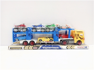 Inertial drag belt ejection head car (yellow, blue) - OBL730019